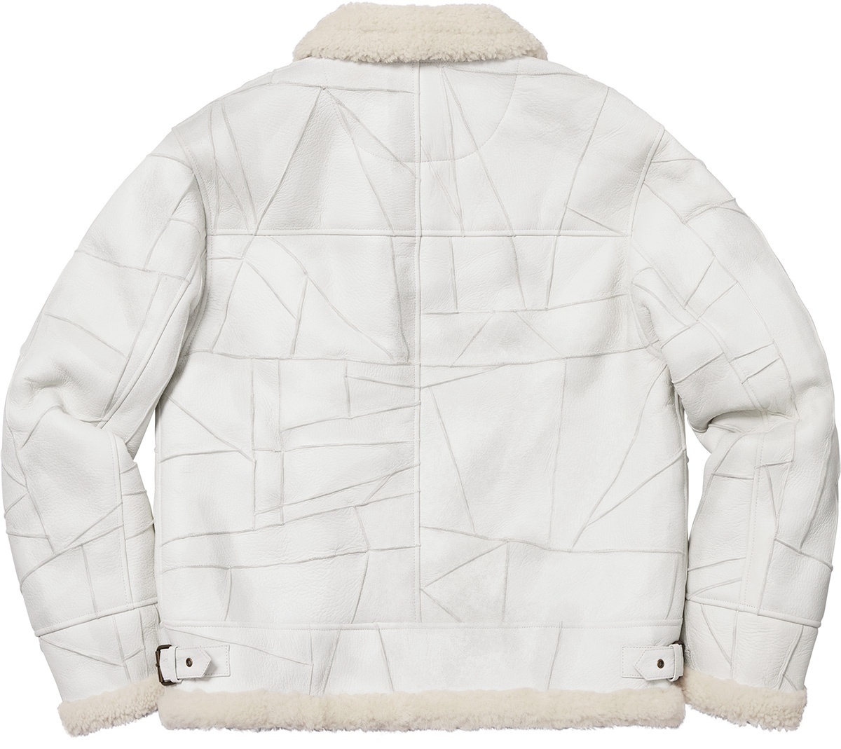 Patchwork Shearling B-3 Jacket view 14